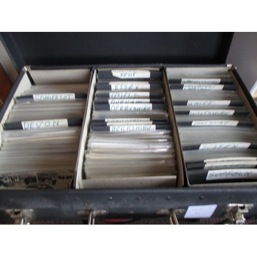 51 - Misc. coln. 2 dealer cases of sorted cards. Quantity of general loose cards and a quantity of mostly... 