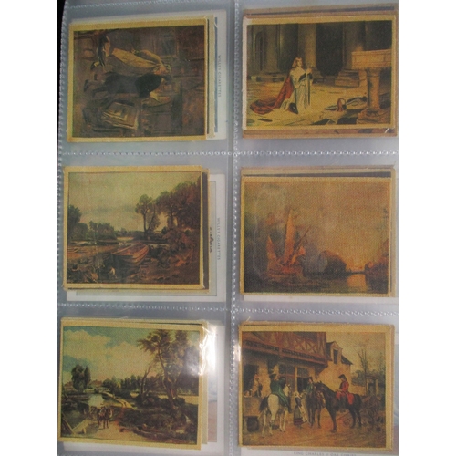 7 - Collection in 4 albums with complete sets including C.W.S Wayside Flowers, Faulkner Angling, Gallahe... 