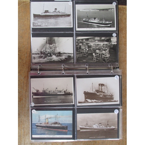 99 - Shipping. Coln. in modern albums of mainly steam shipping coastal and overseas. RP and ptd. incl. ra... 