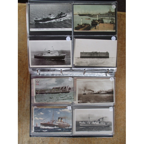 99 - Shipping. Coln. in modern albums of mainly steam shipping coastal and overseas. RP and ptd. incl. ra... 