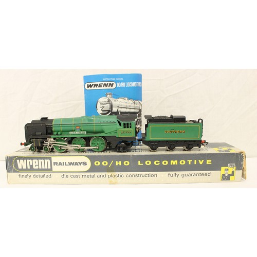 500 - Wrenn. Range of OO gauge locomotives with LMS Freight Class 2-8-0 8233 black No W2225A, Duchess Clas... 