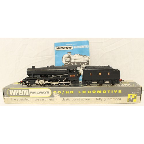 500 - Wrenn. Range of OO gauge locomotives with LMS Freight Class 2-8-0 8233 black No W2225A, Duchess Clas... 