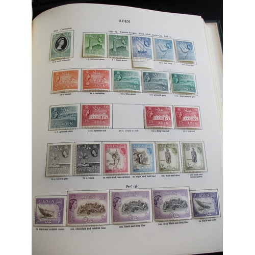 12 - BC QEII mounted mint Abu Dhabi to Ascension coln in SG New Age album. Abu Dhabi with 1964 set, 1965,... 