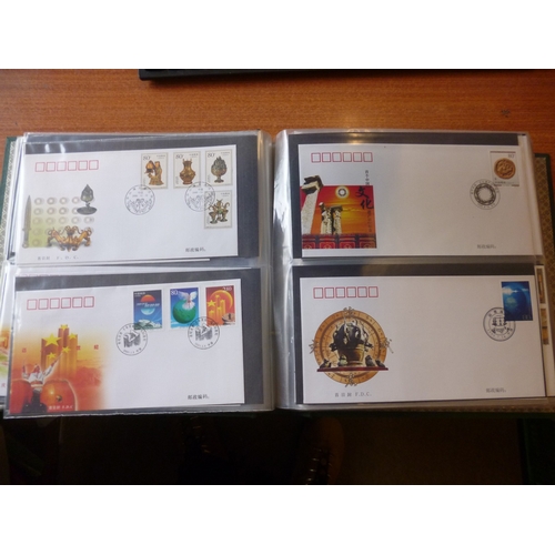 126 - China. Large range of FDCs in 9 albums from 1983 to 2006, also incl in 6 Linder albums a range of us... 