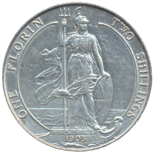 611 - 1903 florin good extremely fine. (See photo) (Y)