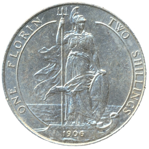 617 - 1906 florin uncirculated. (See photo) (Y)