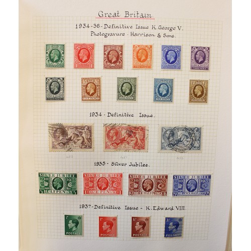 230 - QV-QEII M/U coln in SG Oriel album, incl 1840 1d blacks U with (x5) four-margin examples U, incl an ... 