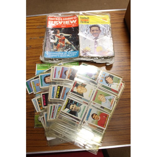 105 - Misc. Collectables. With football memorabilia incl. programmes mostly late 1950s-1970s, tickets, Typ... 