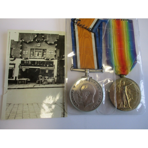 10 - WW1 range with:
1. WW1 BWM to 5540 Pte W. Ellison W. Rid R. William Ellison (267404) was killed in a... 