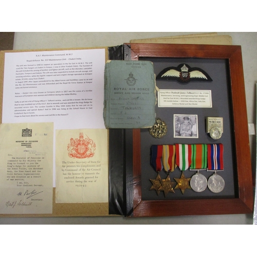 169 - Mixed accumulation in large box with good range of cap badges (60+), a few medals including copies, ... 