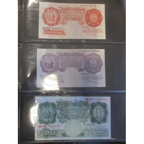 196 - Range of 20th century issues, generally very fine to extremely fine, includes J. Bradbury £1 1917 (2... 