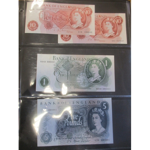 196 - Range of 20th century issues, generally very fine to extremely fine, includes J. Bradbury £1 1917 (2... 