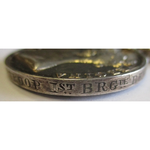 25 - 1854 India GSM North West Frontier clasp re-named in neat engraved style to 5290 Gunner Edwrd Howard... 