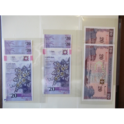 274 - British Isles collection, generally uncirculated £20 with Scotland Royal Bank 2000 Queen Mother, 200... 