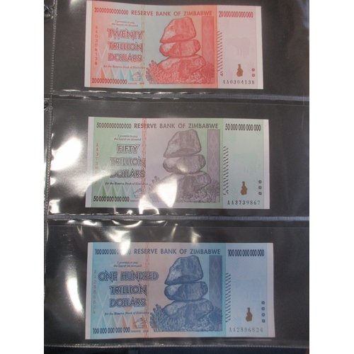 276 - Collection of mostly Africa and Oceania banknotes in 3 albums, largely mid to late 20th century, gen... 