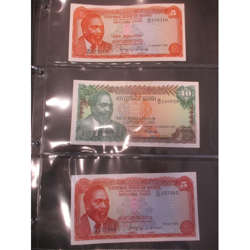 276 - Collection of mostly Africa and Oceania banknotes in 3 albums, largely mid to late 20th century, gen... 