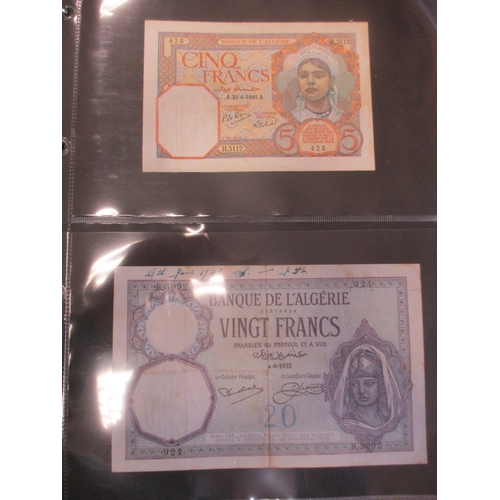 276 - Collection of mostly Africa and Oceania banknotes in 3 albums, largely mid to late 20th century, gen... 