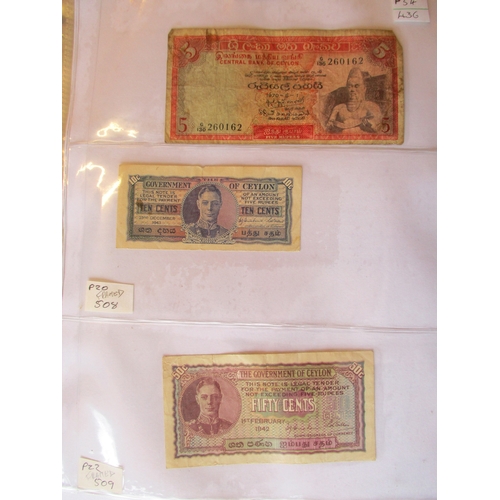 277 - World collection in 5 albums with China, Northern Ireland Bank of Ireland £1 1942-43 Adams fair/fine... 