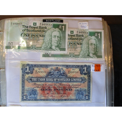 277 - World collection in 5 albums with China, Northern Ireland Bank of Ireland £1 1942-43 Adams fair/fine... 