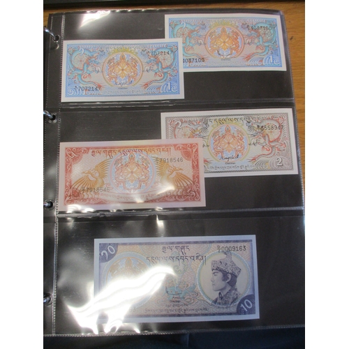 278 - Collection of largely Africa, Asia and Caribbean banknotes in 3 albums, majority 20th century, gener... 