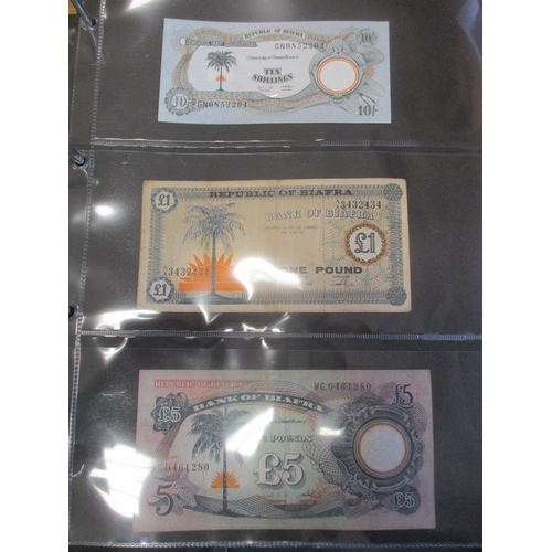 278 - Collection of largely Africa, Asia and Caribbean banknotes in 3 albums, majority 20th century, gener... 