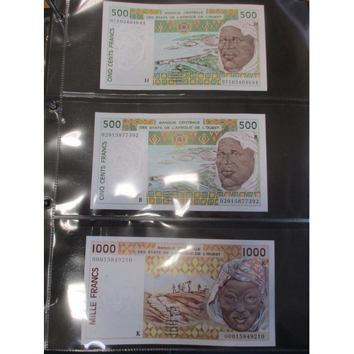 278 - Collection of largely Africa, Asia and Caribbean banknotes in 3 albums, majority 20th century, gener... 