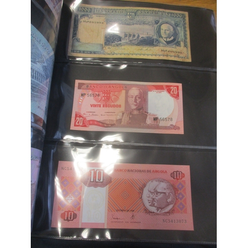 278 - Collection of largely Africa, Asia and Caribbean banknotes in 3 albums, majority 20th century, gener... 