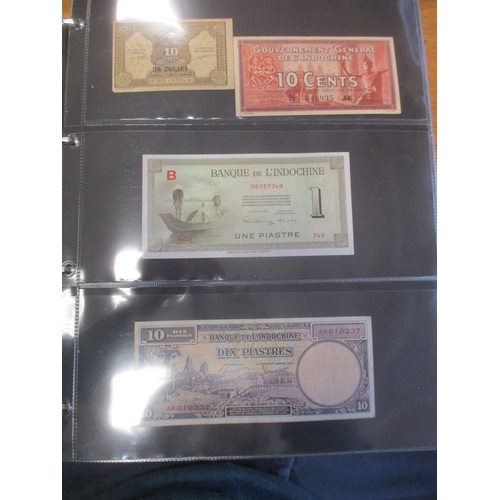 278 - Collection of largely Africa, Asia and Caribbean banknotes in 3 albums, majority 20th century, gener... 