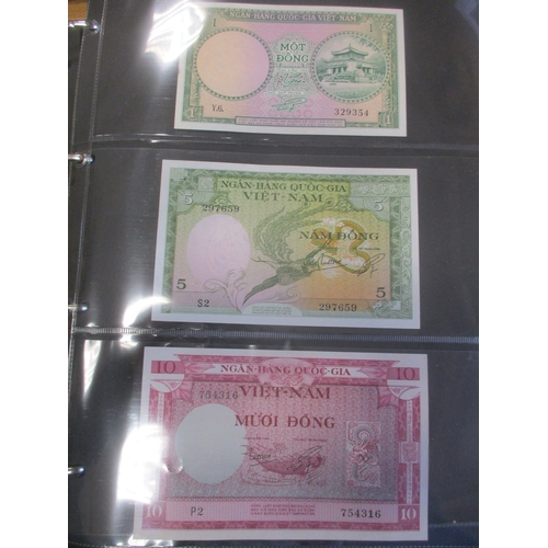 278 - Collection of largely Africa, Asia and Caribbean banknotes in 3 albums, majority 20th century, gener... 