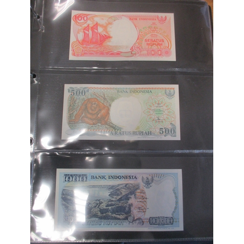 278 - Collection of largely Africa, Asia and Caribbean banknotes in 3 albums, majority 20th century, gener... 