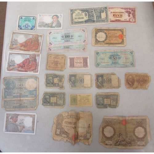 287 - 1920s-40s range of banknotes, generally good to very fine, with ranges of Belgium, Belgian Congo, Eg... 