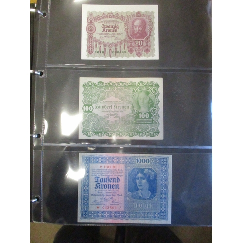 291 - 20th century collection of mostly European issues in album, generally very fine to extremely fine, i... 