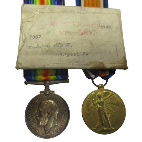 3 - Family range with:
1. WW1 1914-15 Star trio and WW2 Defence Medal to 2 Lieut A.S. Wilson (1779 Pte A... 