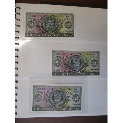 327 - Guernsey. Collection in album generally uncirculated with 6d 1943 very fine, 10/- 1966 (2 consecutiv... 