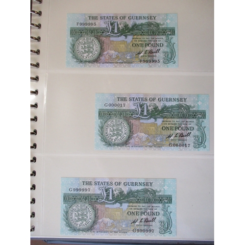 327 - Guernsey. Collection in album generally uncirculated with 6d 1943 very fine, 10/- 1966 (2 consecutiv... 