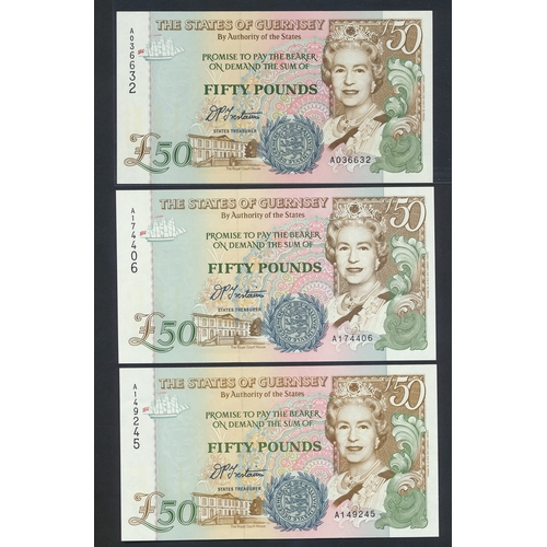 328 - Guernsey. Collection generally uncirculated including many low and high serial numbers with £20's Lo... 