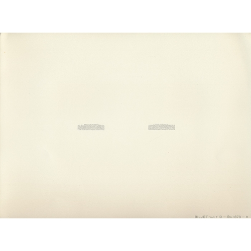 351 - Netherlands. Muntbiljet 1905 presentation album containing loose leaf proofs in various colours and ... 