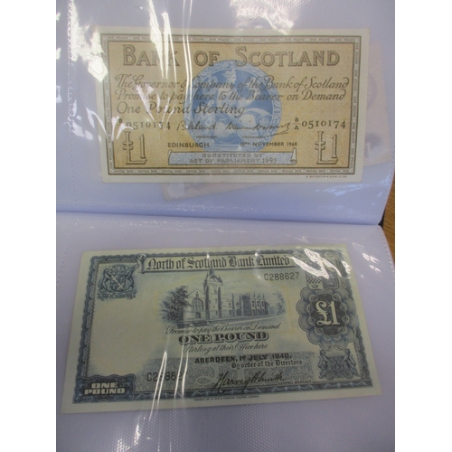 377 - Scotland. Largely 1930s-60s collection in album, generally near very fine to very fine plus with adh... 