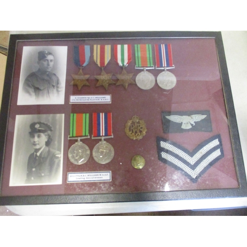 4 - WW2 range with:
1. 1939-1945, Africa Stars, Defence Medal, BWM and KGVI Efficiency Medal (Territoria... 