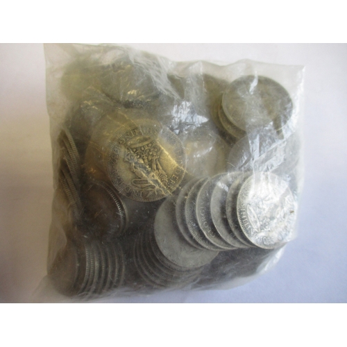 460 - Heavy accumulation in bags with good range of shillings, florins, 10p, pennies etc in mixed conditio... 