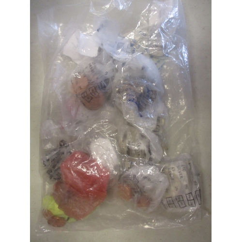 460 - Heavy accumulation in bags with good range of shillings, florins, 10p, pennies etc in mixed conditio... 