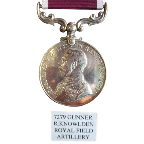 6 - Artillery Long Service range with:
1. KEVII Territorial Force Efficiency Medal to 476 Gnr E. Wright ... 