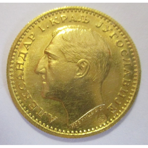 729 - Investment Gold lot - documents required. Yugoslavia. 1931 1 ducat extremely fine. (Y)