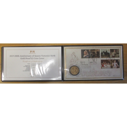 736 - Investment Gold lot - documents required. Alderney. 2019 '200th Anniversary of Queen Victoria's Birt... 