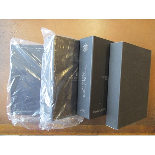 748 - Royal Mint de-luxe proof cased sets FDC 2005-2008, 2010-2011, proof cased sets FDC 2008 shield, 2012... 