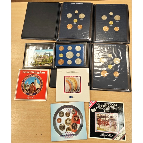 757 - Collection of proof sets ranging from 1970 - 1989 (some duplicate sets) plus range of uncirculated c... 