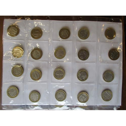 761 - Mostly 2000 onwards to 2020 collection of 50p's (164), round £1's (27) and £2's (68), taken from cir... 