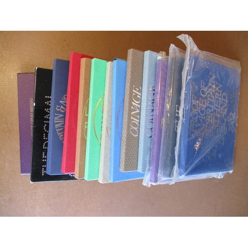 769 - Proof cased sets FDC 1970 - 1989 and 1995-96. Qty 22 sets (B)