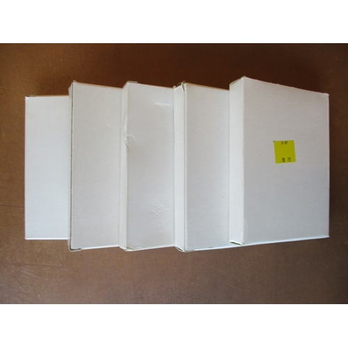 769 - Proof cased sets FDC 1970 - 1989 and 1995-96. Qty 22 sets (B)