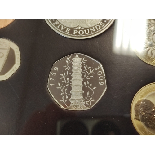 797 - 2009 proof set of 12 FDC, includes 50p Kew Gardens. (See photo) (R)